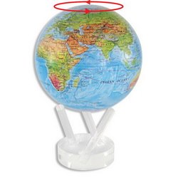 Настольная модель Земного шара-самовращающийся глобус Географическая карта мира