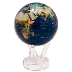 Настольная модель Земного шара-самовращающийся глобус Вид из космоса, синий