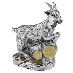 Статуэтка "Символ года", покрытие - серебро, Италия, цвет серебристый