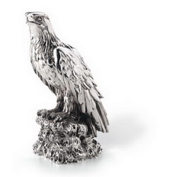 Статуэтка Сокол покрытие-серебро, Италия, серебристый