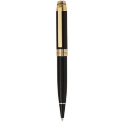 Ручка шариковая CERRUTI Haritage Gold,лак, металл, цвет черный