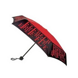 Складной зонт, красный