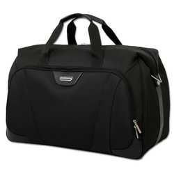 Дорожная сумка "Wenger " на сверхпрочных молниях, с мягким плечевым ремнем и внутренними карманами, полиэстер, цвет черный
