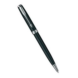 Ручка Parker Sonnet Matt Black CT шариковая (корпус-латунь,лак), черный