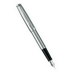 Ручка Parker Sonnet Stainless Steel CT перьевая серебристый