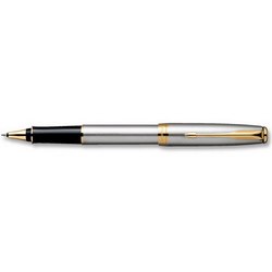 Ручка Parker Sonnet Stainless Steel GT роллер, серебристый