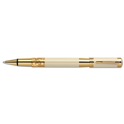 Ручка Waterman Elegance Ivory GT роллер (корпус - латунь с лаковым покрытием, отделка - позолота, гравировка), цвет перламутровый