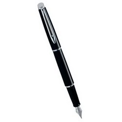 Ручка Waterman Hemisphere Black CT перьевая, черный