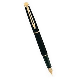 Ручка Waterman Hemisphere Black Matt GT перьевая, черный