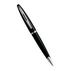 Ручка Waterman Carene Black Sea CT шариковая (корпус-лак,отделка-посеребрение), черный