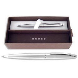 Ручка CROSS ATX Matt Chrome шариковая, поворотный механизм, серебристый