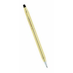 Ручка CROSS Century Classic Rolled Gold 10Ct, шариковая, золотистый