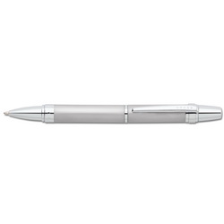 Ручка Cross Nile Satin Chrome (корпус-латунь, отделка-хром), шариковая, цвет серебристый