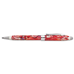 Ручка CROSS Century II Masquerade шариковая (корпус - лак с гравировкой, отделка - хром), цвет красный