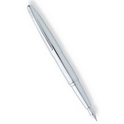 Ручка CROSS ATX Pure Chrome перьевая, серебристый