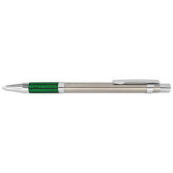 Ручка Свинг шариковая, металл, зеленый