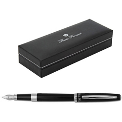 Ручка перьевая Flavio Ferrucci Prestigio в подарочной коробке, цвет черный