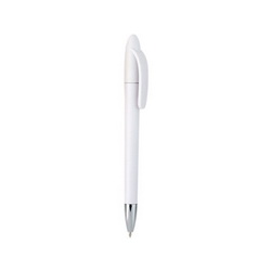 Ручка "Меццо" шариковая с поворотным механизмом, цвет  белый