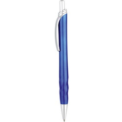 Ручка Девон шариковая, цвет металлик, синий