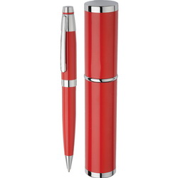Ручка Эльба шариковая в футляре, металл, цвет