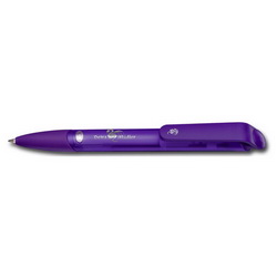 Ручка шариковая Akzento Icy с резиновым держателем, Германия, фиолетовый