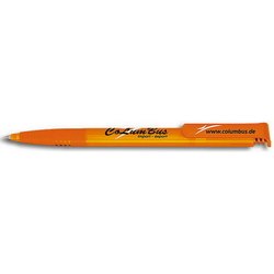Ручка шариковая Super-Soft Clear, оранжевый