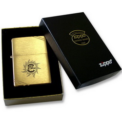 Зажигалка Zippo (США) золотистый