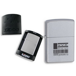 Зажигалка Zippo (США) серебристый