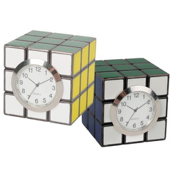Часы настольные "Кубик Рубика", пластик