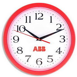 Часы настенные Аврора, красный