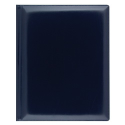 Ежедневник недатированный Ругато, (352 стр.), тонированный блок, золотой обрез, натуральная кожа, темно-синий