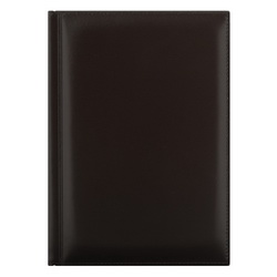 Ежедневник недатированный А4 SIENA (400 стр.), кожа, коричневый
