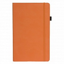 Ежедневник-органайзер недатированный Portobello COMETA (240 cтр.), отстрочка по периметру, тонированный блок, держатель для ручки, кармашек для записок, цвет оранжевый