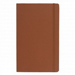 Записная книжка Portobello SORRENTO FLEX (240 cтр.), тонированный блок в клетку, кармашек для записок, цвет  рыжий
