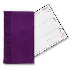 Еженедельник карманный Velvet датированный (144 cтр.), фиолетовый