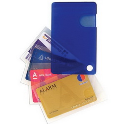 Футляр для кредитных и дисконтных карт, синий