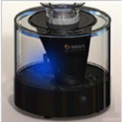 Арома-диффузор, увлажнитель, два уровня скоростей, покрытие емкости для воды ионами серебра, для предотвращения попадания в воздух микробов или бактерий, в комплекте два адаптера для использования с разгого типа бутылками разного типа, подс