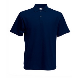 Рубашка поло L 100% хлопок, плотность 180 г/кв. м, цвет темно-синий