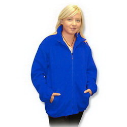 Куртка из флиса M 100% полиэстер, плотность 260 г/кв. м, синий
