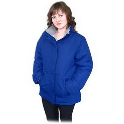 Куртка женская утепленная водонепроницаемая, L, с капюшоном, 100 % полиэстер с акриловой пропиткой,