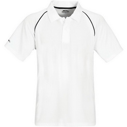 Рубашка-поло XXL с рукавами реглан, 100% полиэстер Cool Fit, плотность 140 г/кв.м, цвет белый