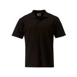 Рубашка-поло S, хлопок 100%, плотность 160 г/кв. м, черный