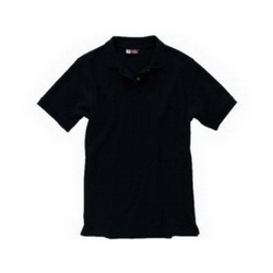 Рубашка-поло M, хлопок 100%, плотность 160 г/кв. м, черный