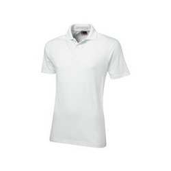 Рубашка-поло S 100%, плотность 160 г/кв. м, белый
