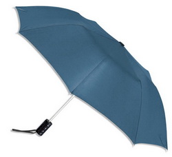 Зонт - полуавтомат складной, синий