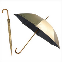 Зонт-трость -двухцветный, полуавтомат, "Эльдорадо" с алюминиевой ручкой