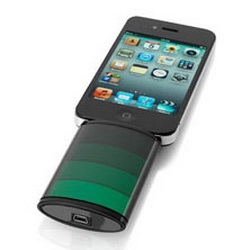 Батарея для зарядки iPhone и iPad с индикатором заряда на дисплее, в чехле (7 часов разговора, 18 часов аудио воспроизведения, 5,5 часов использования интернета)