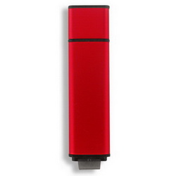 Флэш-карта USB, 4Gb, металл.корпус, красный