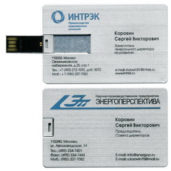 Флэш-карта USB Card, 4Gb, металл