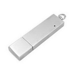 Флэш-карта USB, 4Gb, металл,серебристый